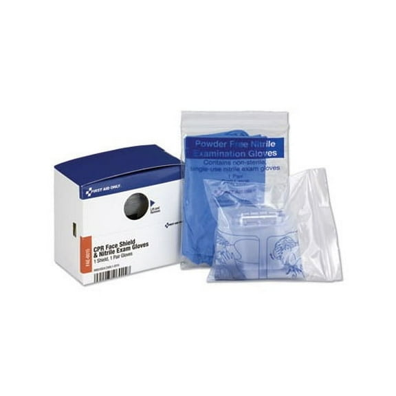 First Aid Only SmartCompliance CPR Face Shield & Breathing Barrier Plastic One Size Fits Most