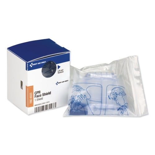 SmartCompliance CPR Face Shield and Breathing Barrier, Plastic, One Size Fits All SmartCompliance CPR Face Shield and Breathing Barrier, Plastic, One Size Fits All
