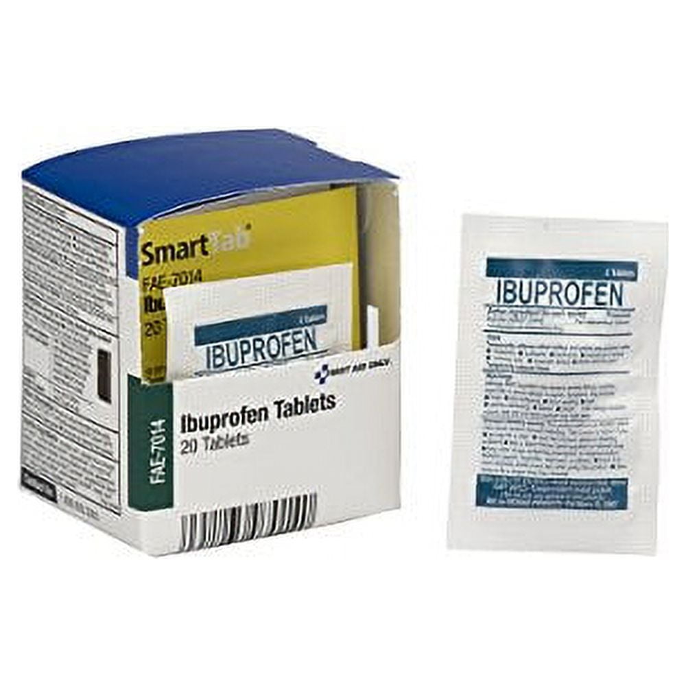 First Aid Only Refill Ibuprofen, 2 Tablets per Packet, 10 Packets per Box