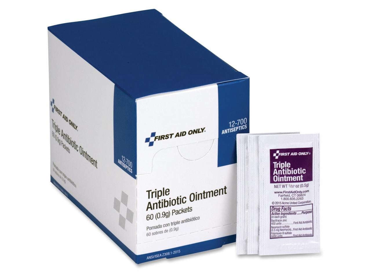 First Aid Only Triple Antibiotic Ointment Packets