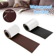 First Aid Patch - Durable Leather Repair Tape for Couches, Self-Adhesive for Furniture Sofa Car Seats Couch Chairs Shoes Down Jackets, MUTOCAR Fix Tear Kit (Black Brwon, 3X60 inch)