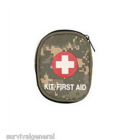 First Aid Pouch Bag Military Style Personal Soldier 1st Kit ACU Digital Canvas