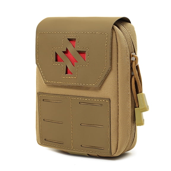 First Aid Pouch EMT IFAK Medical Pouch MOLLE Utility Pouch(Empty Pouch)