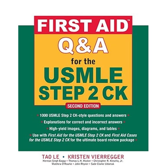 Pre-Owned First Aid Q&a for the USMLE Step 2 CK, Second Edition (Paperback) 9780071625715