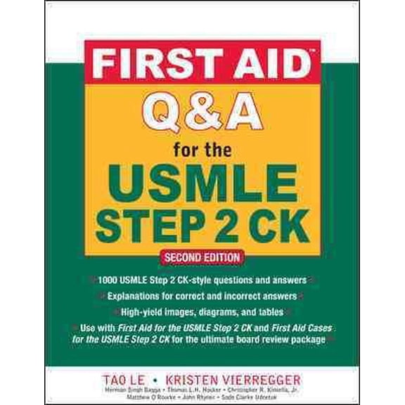 Pre-Owned First Aid Q&a for the USMLE Step 2 CK, Second Edition (Paperback) 9780071625715