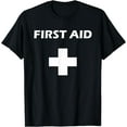 thumbnail image 1 of First Aid Red Cross T-Shirt , Lifeguard Staff Tee Shirt, 1 of 3