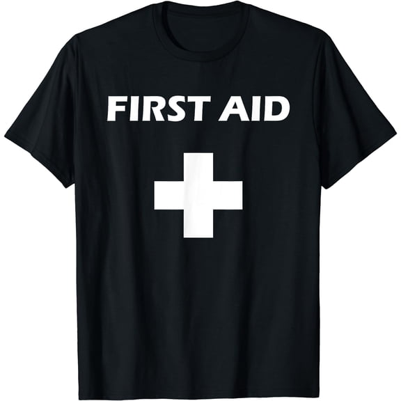 First Aid Red Cross T-Shirt , Lifeguard Staff Tee Shirt