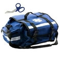 thumbnail image 1 of First Aid Responder EMS Emergency Medical Trauma Bag + Matching EMT Shear (Blue), 1 of 1