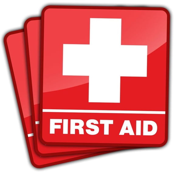 First Aid Draw Sticker First Aid Sticker, First Aid Stickers for First Aid Box, Medical ...