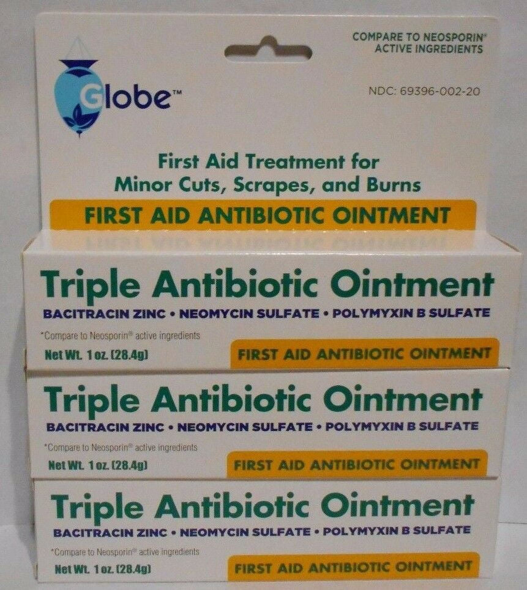 First Aid Triple Antibiotic Ointment 1oz Tube 3 Pack