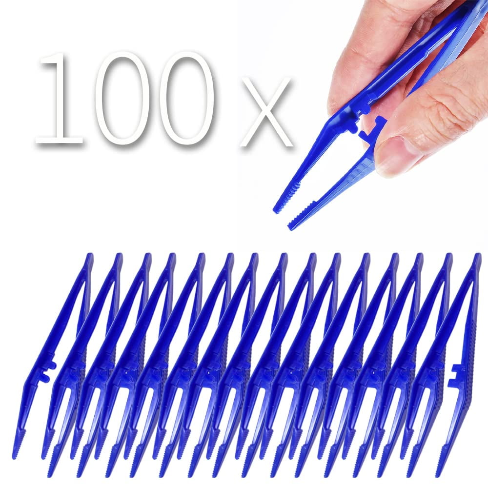 First Aid Tweezers, Plastic Tweezers, Disposable Forceps for Medical