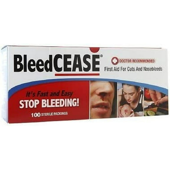 First Aid for Cuts and Nosebleeds Sterile Packings-100 ea