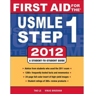 健康・医学 FIRST AID for the USMLE STEP 1 2024 Amazon.com: First Aid for the USMLE Step 1 2024