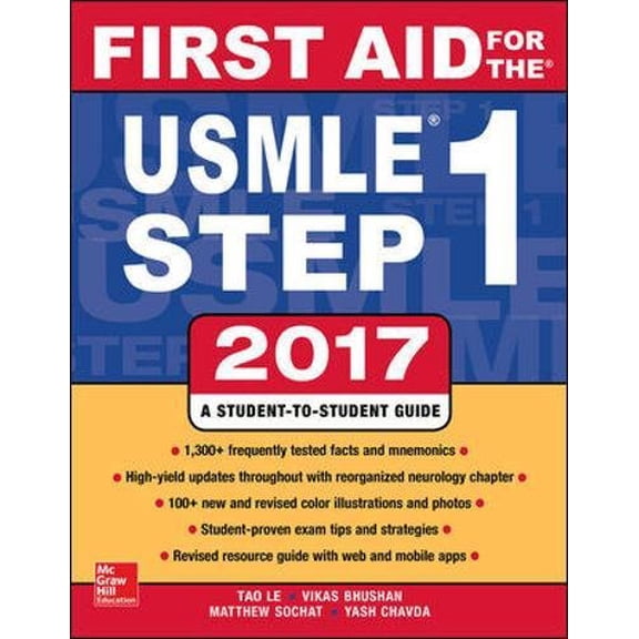 Pre-Owned First Aid for the USMLE Step 1 2017 (Paperback) 1259837637 9781259837630