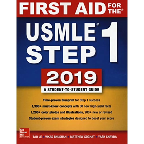 Pre-Owned First Aid for the USMLE Step 1 2019, Twenty-Ninth Edition (Paperback) by Tao Le, Vikas Bhushan