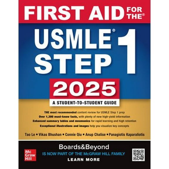 Pre-Owned First Aid for the USMLE Step 1 2025, (Hardcover)