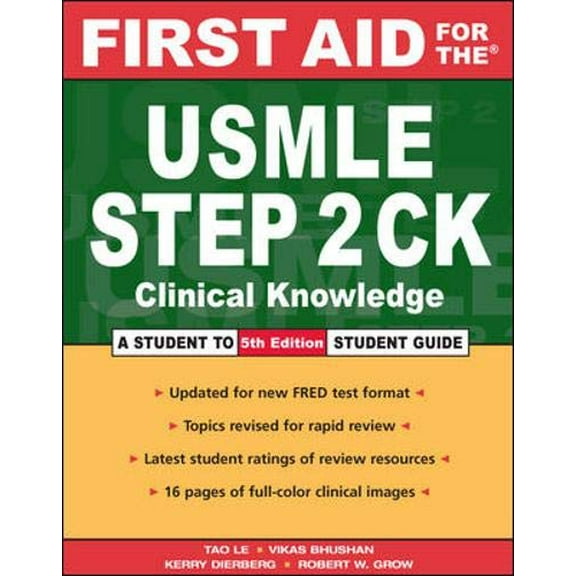 Pre-Owned First Aid for the USMLE Step 2 CK (Paperback) 0071443363 9780071443364