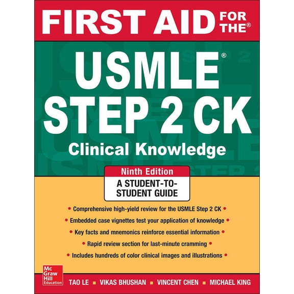 Pre-Owned First Aid for the USMLE Step 2 Ck, Ninth Edition (Paperback) 0071844570 9780071844574