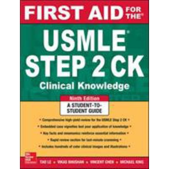 Pre-Owned First Aid for the USMLE Step 2 CK, Ninth Edition