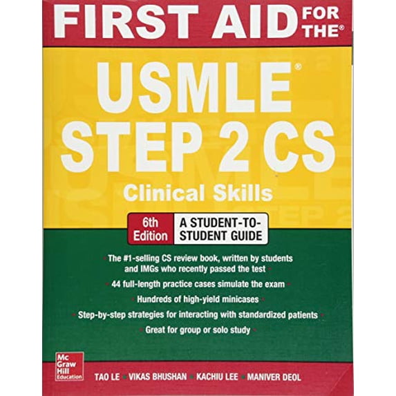 Pre-Owned First Aid for the USMLE Step 2 Cs, Sixth Edition (Paperback) 1259862445 9781259862441