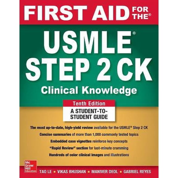 Pre-Owned First Aid for the USMLE Step 2 Ck, Tenth Edition (Paperback)