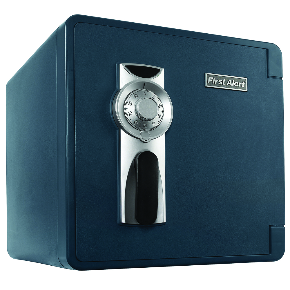 First Alert 1.3 Cu. Ft. Combination Waterproof and Fire Resistant Bolt-Down Safe with Ready-Seal Technology - 2092F-BD - image 1 of 7