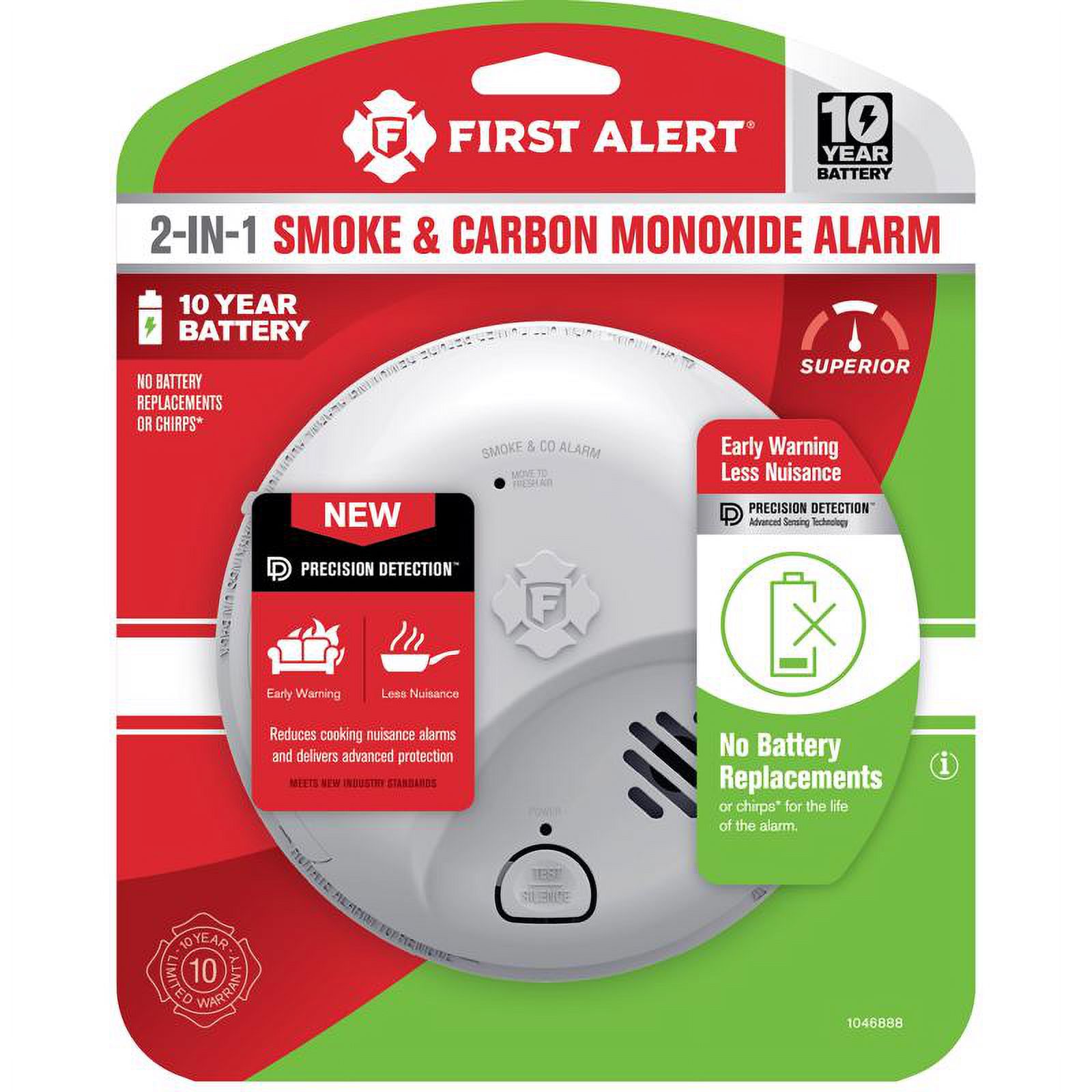 First Alert OneLink SCO501CN3ST Battery Operated Carbon Monoxide and
