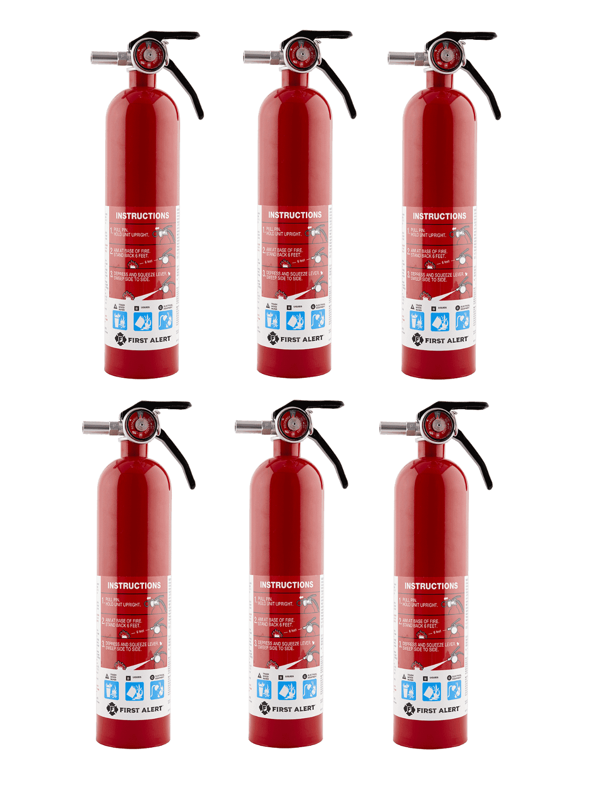 First Alert 1038789 Standard Rechargeable Home Fire Extinguisher