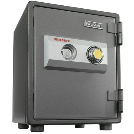 First Alert 2054F .80 Cubic Foot Gray Steel Fire Safe With Combination Lock