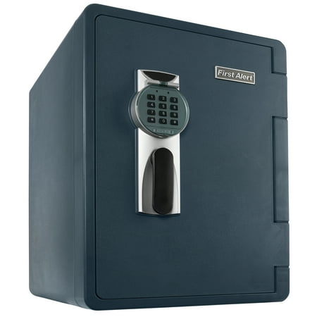 First Alert Fire Resistant Electronic Lock Standalone Safe Gray