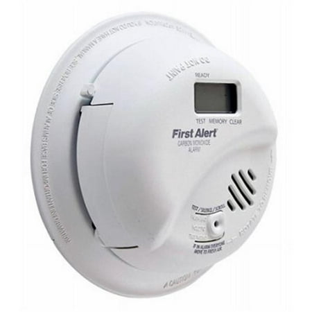 First Alert 248206 120V Carbon Monoxide Alarms with Detectors Battery
