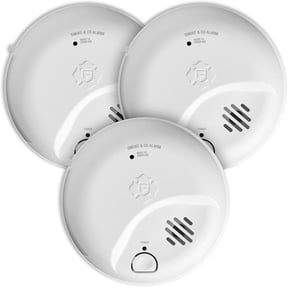 First Alert BRK Combination Smoke & Carbon Monoxide Alarm, Battery Operated Detector with Test & Silence Button, SMICO100, 3-Pack
