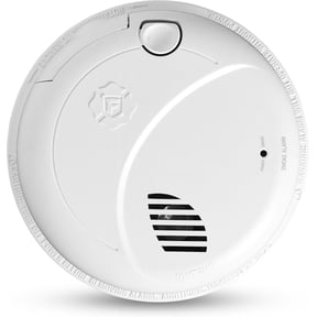 First Alert BRK SM100V-AC, Interconnect Hardwire Smoke Alarm with Battery Backup & Voice Alerts, 1-Pack