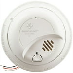 BRK First Alert 9120BFF/ SMI100-AC Smoke Detector, Hardwired Alarm with Battery Backup, White, 1-Pack