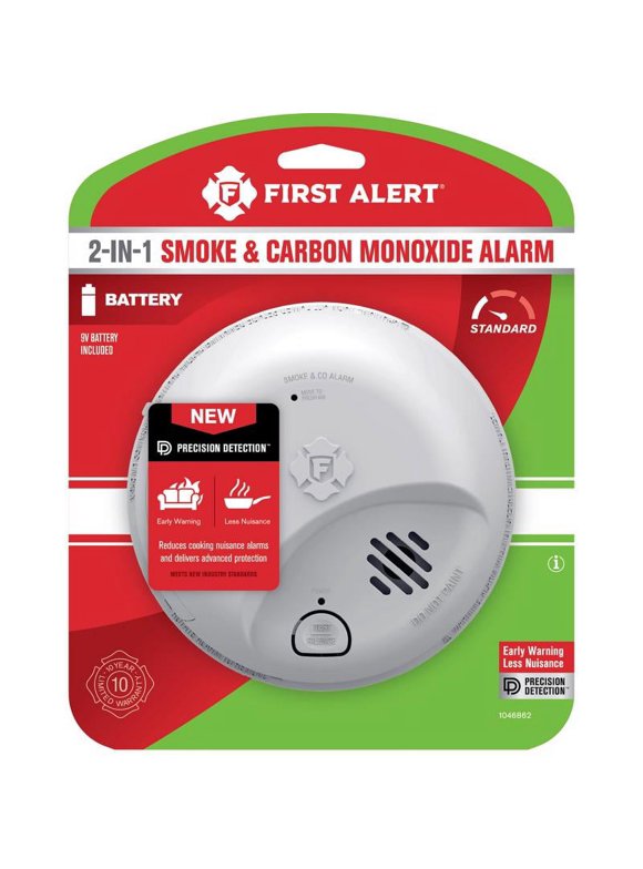 First Alert Battery-Powered Ionization Smoke and Carbon Monoxide Detector