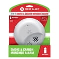 thumbnail image 1 of First Alert SMICO100 Battery-Operated 2-in-1 Smoke and CO Alarm, Ionization, 1 of 4