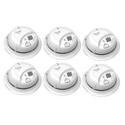 First Alert Direct Wire Combination Smoke And Carbon Monoxide Detector, 120 Volt With 9 Volt Battery Back Up SC9120B 6 PACK