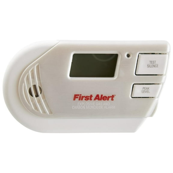 First Alert GCO1CN Combination Explosive Gas and Carbon Monoxide Alarm with Backlit Digital Display. 10 Pack.