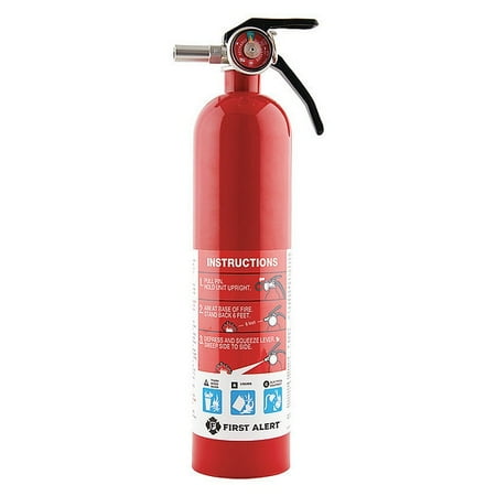 First Alert Wall Fire Extnguisher,Rchrgbl,1A:10B:C PRO2-5