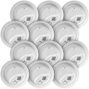 First Alert BRK SMI100-AC, Hardwire Interconnect Smoke Alarm with Battery Backup, 12-Pack
