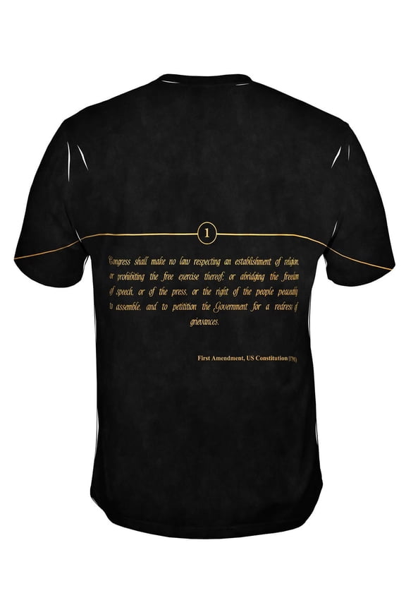First Amendment Us Constitution Mens T-Shirt All Over Print