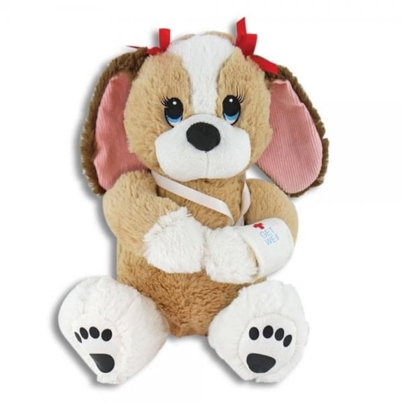 Melancholy Melanie, Adorable 10 Inch Get Well Plush Dog - Hospital Present for Girl or Woman - Cheer Up Feel Better Stuffed Puppy