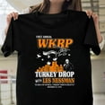 thumbnail image 1 of First Annual WKRP Turkey Drop Les Nessman Vintage TV Show New Unisex T-Shirt , up to 5XL, 1 of 3