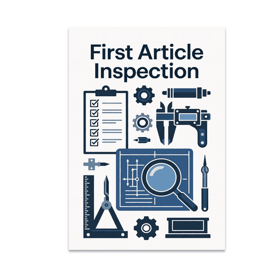 First Article Inspection Wall Decor - Quality Control Professionals - 13x19 Poster Print