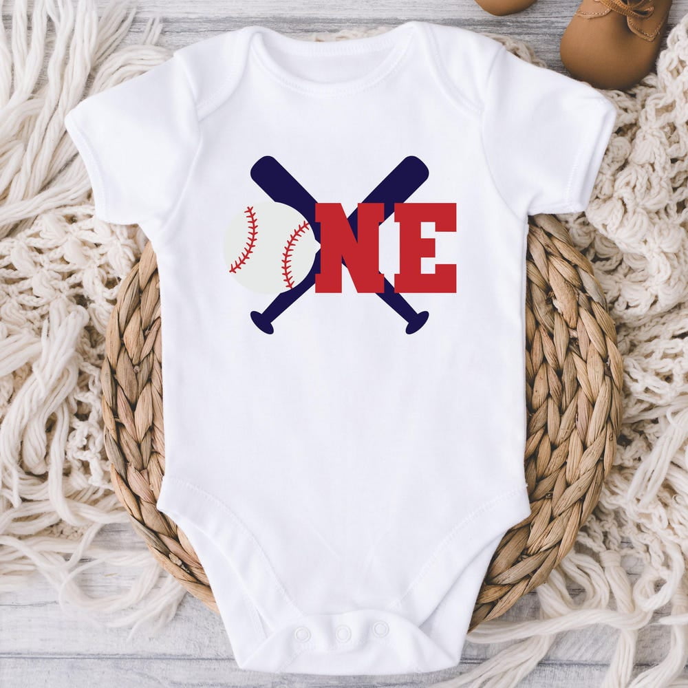 First Birthday Baby Bodysuit- Rookie Of The Year, Boy Birthday Bodysuit ...