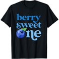 thumbnail image 1 of First Birthday Berry Sweet One Blueberry 1st Bday Family T-Shirt, 1 of 4