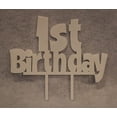 thumbnail image 1 of First Birthday Cake Topper - 1/8" Acrylic, 1 of 3
