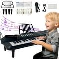 thumbnail image 1 of 37 Keys Piano Keyboard for Kids, Portable Electric Musical Instruments with Microphone for Toddler 1-3, Birthday Gifts for Boys Girls Age 2 3 4, 1 of 10
