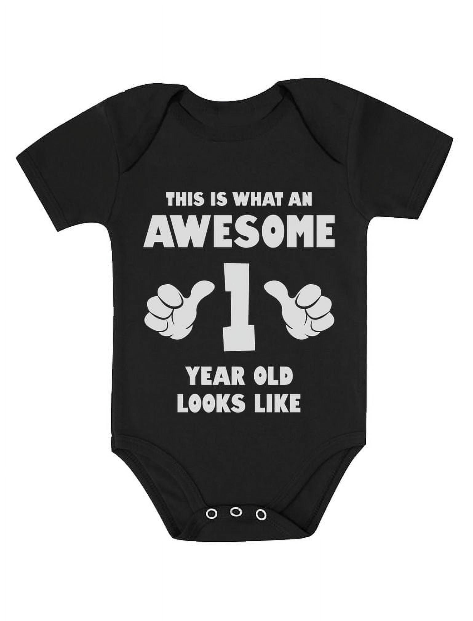 Tstars Boys' First Birthday Bodysuit - Cute 