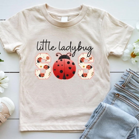 First Birthday Party Shirt, Ladybug Birthday Party, Family Birthday Tshirts, First Birthday Party Tees, Cute Ladybug Party Tee All Size S-5Xl